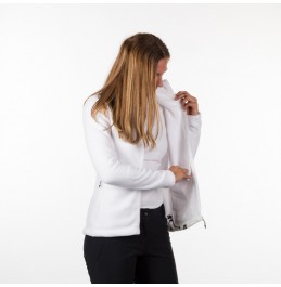NORTHFINDER Women's fleece sweatshirt Polartec® Micro 270 SMREKOVICA MI-4739PRO-SH 377 WHITE