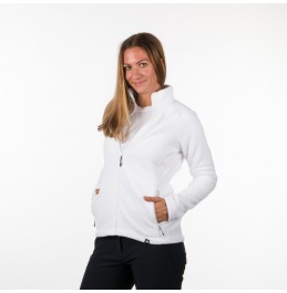 NORTHFINDER Women's fleece sweatshirt Polartec® Micro 270 SMREKOVICA MI-4739PRO-SH 377 WHITE NORTHFINDER Women's fleece sweatshirt Polartec® Micro 270 SMREKOVICA MI-4739PRO-SH 377 WHITE