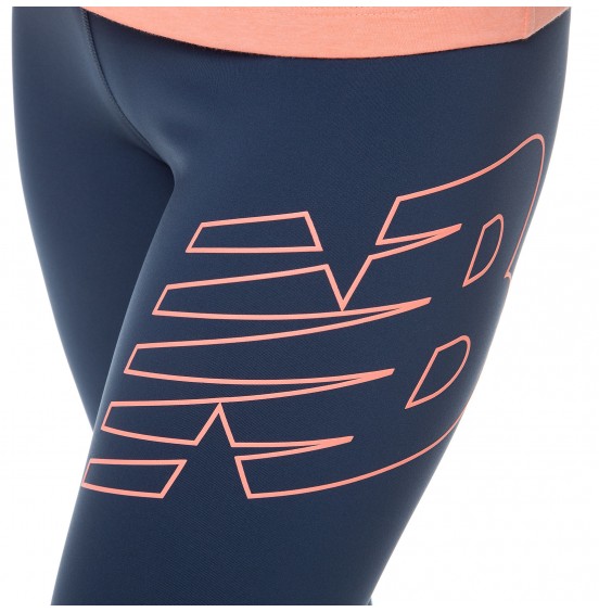 NEW BALANCE ACHIEVER 7/8 TIGHT NAVY/PINK (WP01111 - SNB)