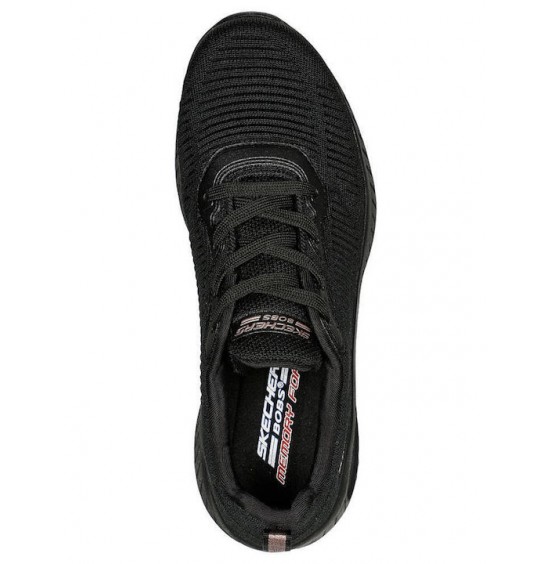 SKECHERS BOBS SQUAD AIR - CLOSE ENCOUNTER BLACK (117378-BBK)