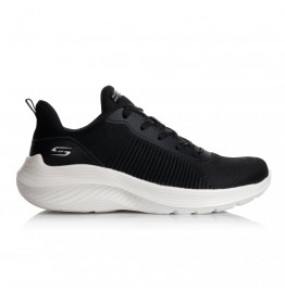  SKECHERS ΓΥΝΑΙΚΕΙΑ ΑΝΑΤΟΜΙΚΑ SNEAKERS BOBS SQUAD ΜΑΥΡΑ 117470-BLK