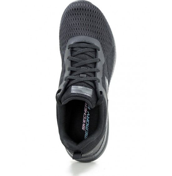 SKECHERS ENGINEERED MESH-UP 12607-ΒΒΚ ΓΥΝΑΙΚΕΙΟ  ΜΑΥΡΟ