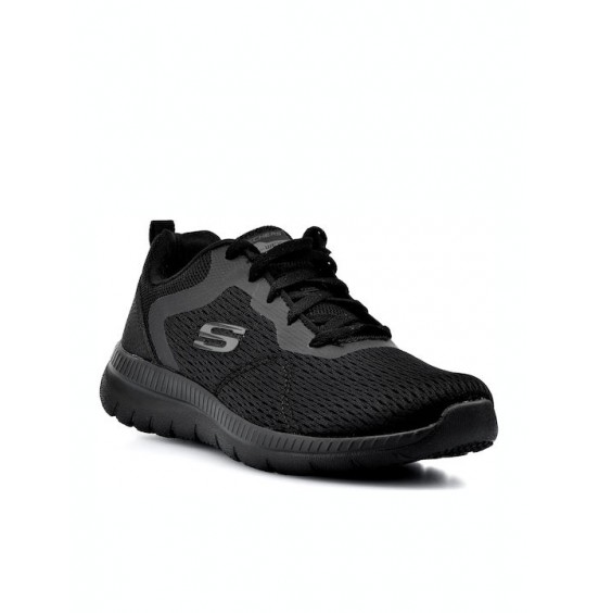 SKECHERS ENGINEERED MESH-UP 12607-ΒΒΚ ΓΥΝΑΙΚΕΙΟ  ΜΑΥΡΟ