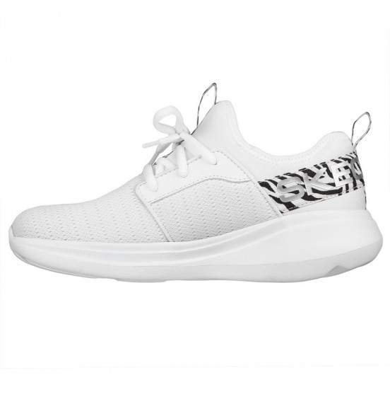 SKECHERS GO RUN FAST - SPECIES ZEBRA WHITE (128885-ZBA)