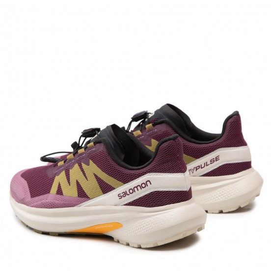 SALOMON HYPULSE W GRAPE WINE/RAINY DAY/GREEN MOSS (415956)