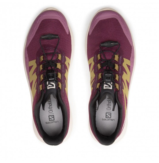 SALOMON HYPULSE W GRAPE WINE/RAINY DAY/GREEN MOSS (415956)