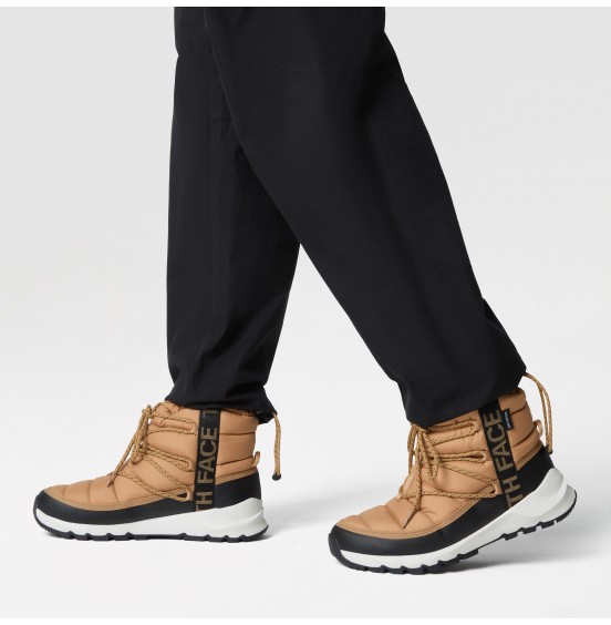 THE NORTH FACE THERMOBALL LACE UP ΓΥΝΑΙΚΕΙΟ ΜΠΟΤΑΚΙ NF0A5LWDKOM ALMOND BUTTER/BLACK