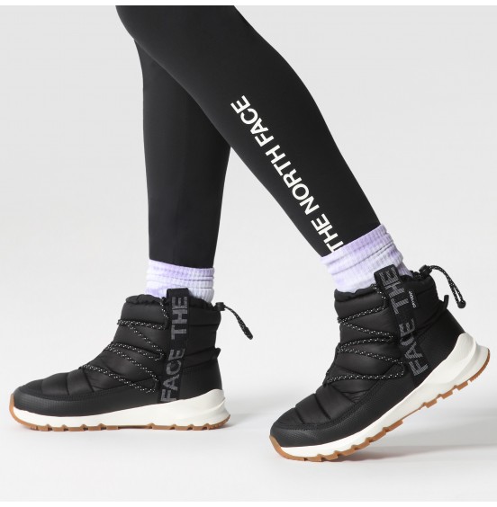 THE NORTH FACE THERMOBALL LACE UP ΓΥΝΑΙΚΕΙΟ ΜΠΟΤΑΚΙ NF0A5LWDR0G BLACK/GARDENIA WHITE