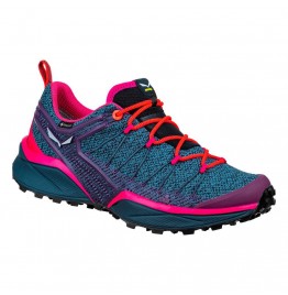 SALEWA DROPLINE GTX WOMEN'S TREKKING SHOES OMBRE BLUE/VIRTUAL PINK (61367-3853)
