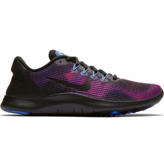 NIKE FLEX RN 18 ΜΑΥΡΟ-ΜΩΒ ΓΥΝΑΙΚΕΙΟ ΑΘΛΗΤΙΚΟ ΠΑΠΟΥΤΣΙ (AA7408-003)