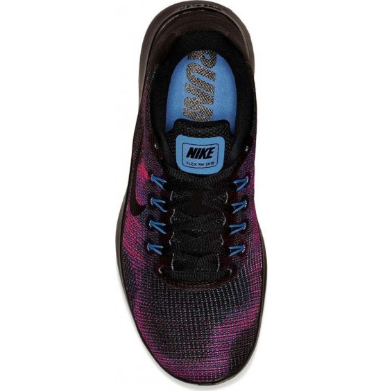 NIKE FLEX RN 18 ΜΑΥΡΟ-ΜΩΒ ΓΥΝΑΙΚΕΙΟ ΑΘΛΗΤΙΚΟ ΠΑΠΟΥΤΣΙ (AA7408-003)
