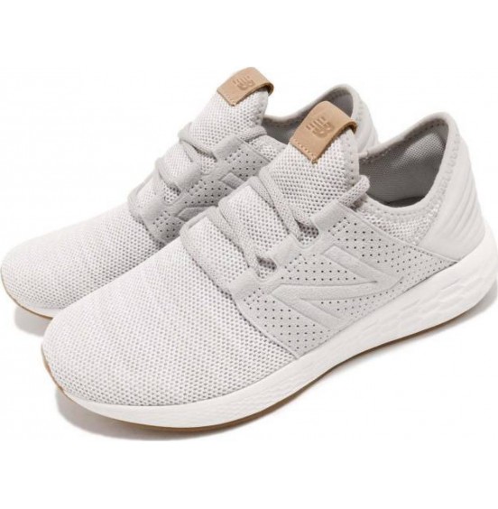 NEW BALANCE WCRUZDG2 FRESH FOAM CRUZ V2 ΓΚΡΙ ΓΥΝΑΙΚΕΙΟ ΑΘΛΗΤΙΚΟ ΠΑΠΟΥΤΣΙ