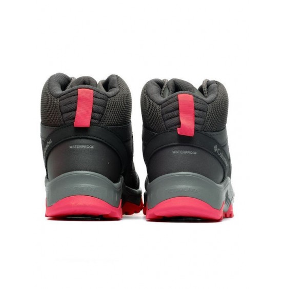 COLUMBIA TRAILSTORM ASCEND MID WP ΓΥΝΑΙΚΕΙΟ ΜΠΟΤΑΚΙ 2044351-089  DARK GREY/RED CORAL
