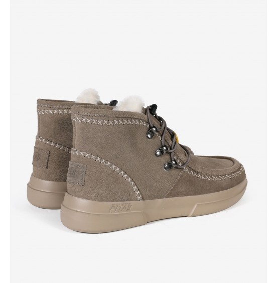 WALK IN PITAS ONTARIO TAUPE BOOT ΓΥΝΑΙΚΕΙΟ ΜΠΟΤΑΚΙ