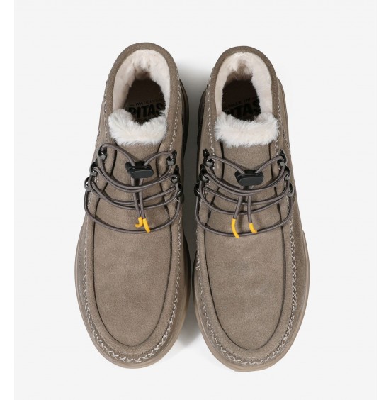 WALK IN PITAS ONTARIO TAUPE BOOT ΓΥΝΑΙΚΕΙΟ ΜΠΟΤΑΚΙ