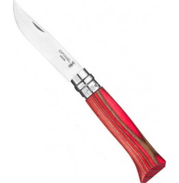 OPINEL No.8 INOX LAMINATED RED ΣΟΥΓΙΑΣ 002390 