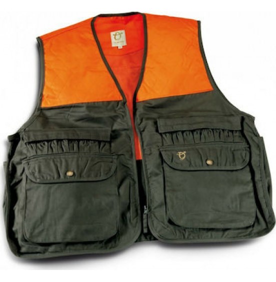 TOXOTIS 1011 ΚΥΝΗΓΕΤΙΚΟ ΓΙΛΕΚΟ ΜΕ ΣΑΚΟ ΘΗΡΑΜΑΤΩΝ ΧΑΚΙ/ΠΟΡΤΟΚΑΛΙ