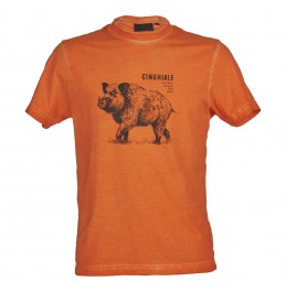UNIVERS WILD BOAR T-SHIRT ORANGE 94199-55
