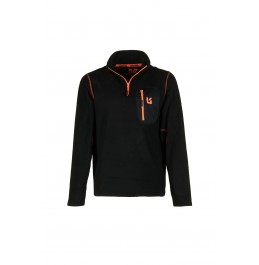 UNIVERS POLAR FLEECE MOCK TURTLE NECK ΜΠΛΟΥΖΑ GREY/BLACK/ORA (94241-653)