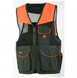 UNIVERS MESH KHAKI/ORANGE ΚΥΝΗΓΕΤΙΚΟ ΓΙΛΕΚΟ (93034-392)