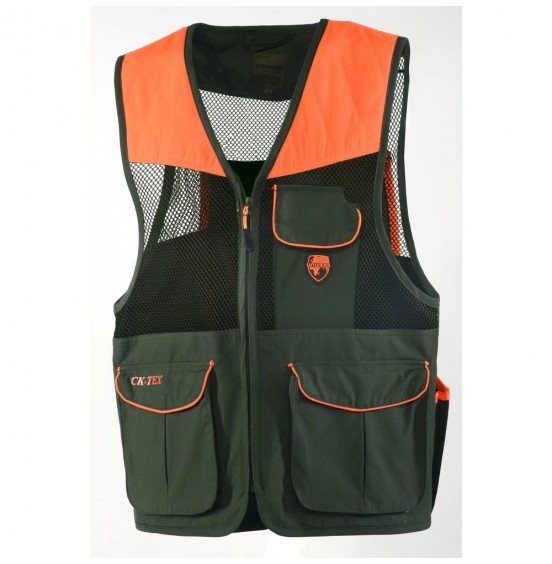 UNIVERS MESH KHAKI/ORANGE ΚΥΝΗΓΕΤΙΚΟ ΓΙΛΕΚΟ (93034-392)