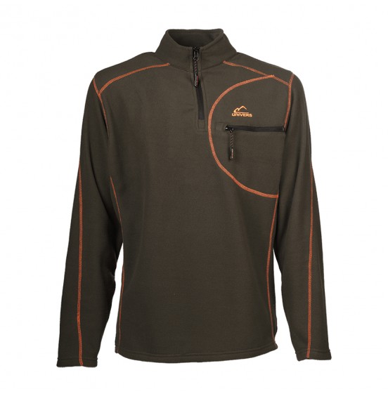  UNIVERS FLEECE ΜΠΛΟΥΖΑ ΧΑΚΙ/ΠΟΡΤΟΚΑΛΙ (94137-392)