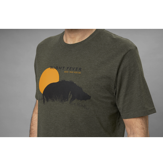 SEELAND Night Fever T-shirt KO11046 pine green Melange