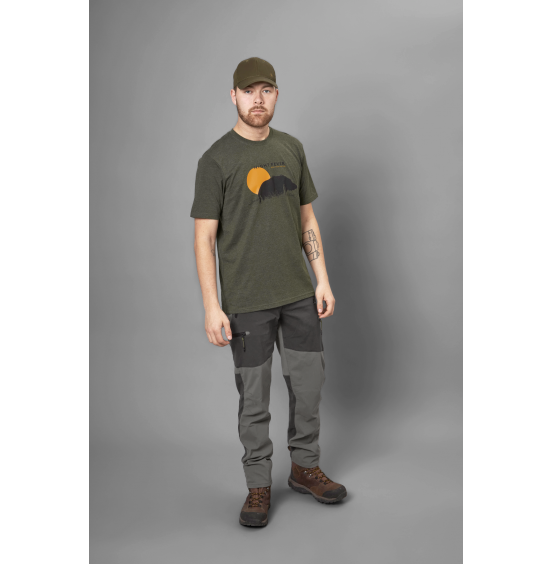 SEELAND Night Fever T-shirt KO11046 pine green Melange