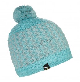 SALEWA ANTELAO WOOL POM POM BEANIE AQUA 25079-3391