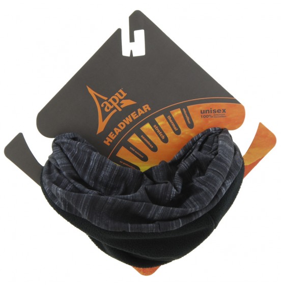 APU 80518 BANDANA FLEECE BLACK
