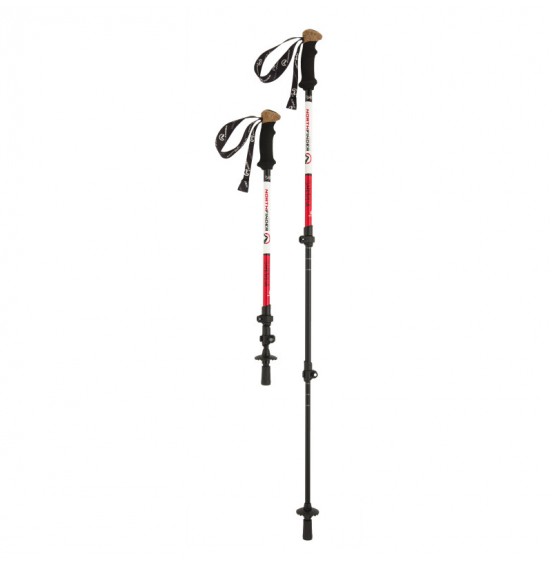 NORTHFINDER SHERPA 3-PARTS POLES HIKING 135  ΜΠΑΤΟΝ ΠΕΖΟΠΟΡΙΑΣ AC-3003OR WHITE