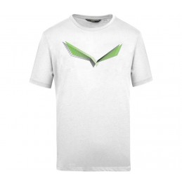 SALEWA LINES GRAPHIC DRY MEN'S T-SHIRT PREMIUM OPTICAL WHITE (28065-0060)
