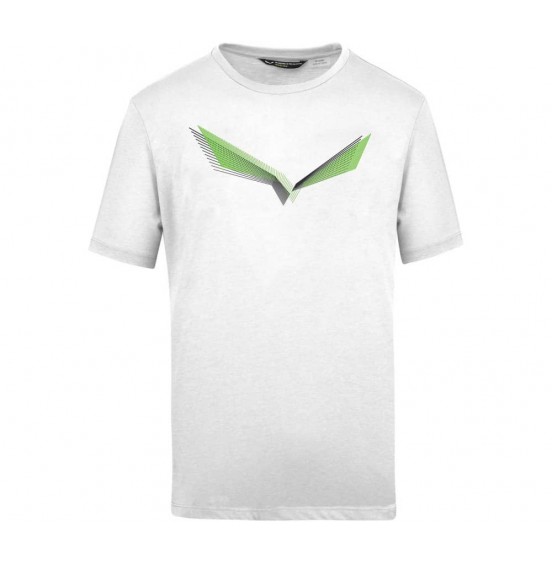 SALEWA LINES GRAPHIC DRY MEN'S T-SHIRT PREMIUM OPTICAL WHITE (28065-0060)