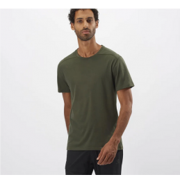 SALOMON PO ESSENTIAL SOLID TEE OLIVE NIGHT (C1716900)