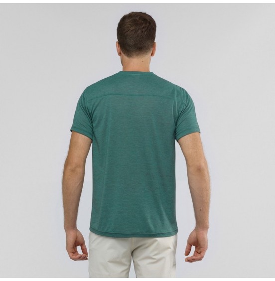 SALOMON EXPLORE GRAPHIC TEE BALSAM GREEN (LC1271700)