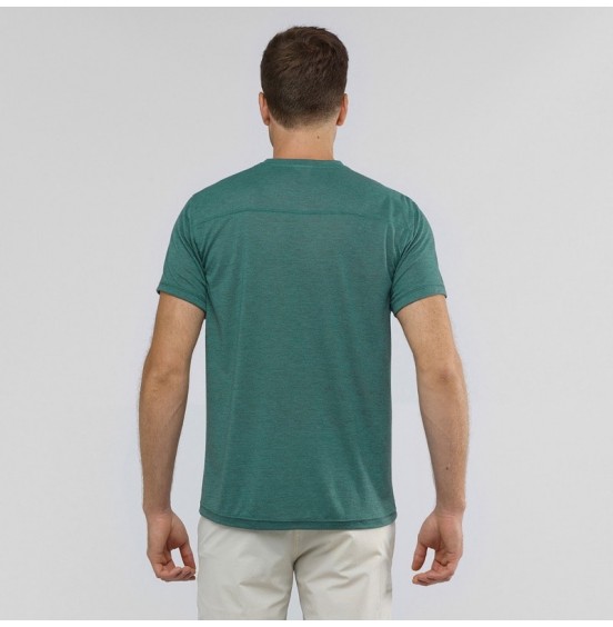 SALOMON EXPLORE GRAPHIC TEE BALSAM GREEN (LC1271700)