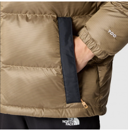 TΗΕ NORTH FACE M DIABLO RECYCLED DOWN HOODED JACKET NF0A7ZFQK0M ALMOND BUTTER/TNF BLACK
