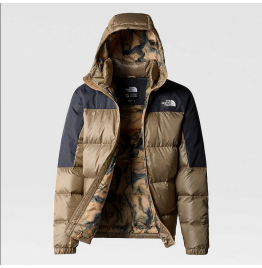TΗΕ NORTH FACE M DIABLO RECYCLED DOWN HOODED JACKET NF0A7ZFQK0M ALMOND BUTTER/TNF BLACK