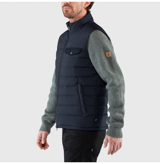 FJALLRAVEN Greenland Down Liner Vest M F82973-555 dark navy