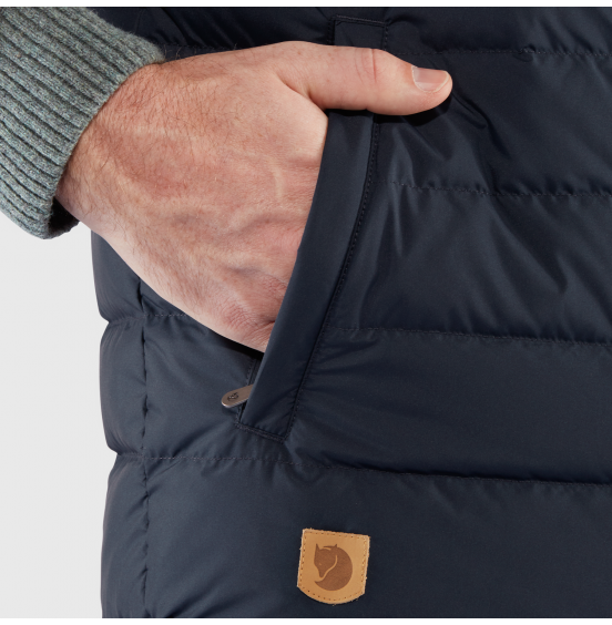 FJALLRAVEN Greenland Down Liner Vest M F82973-555 dark navy