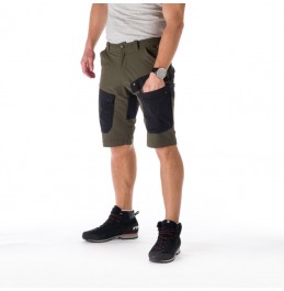 NORTHFINDER TRAVIS BE-3356AD-460 men's hybrid Adventure cargo shorts blackolive