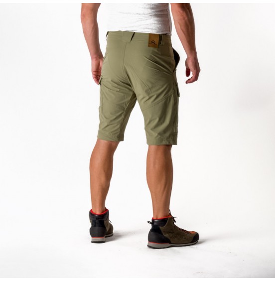 NORTHFINDER BE-3357AD-263 AGUSTIN men's Adventure lightweight stretch shorts GREENGREY