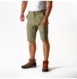 NORTHFINDER BE-3357AD-263 AGUSTIN men's Adventure lightweight stretch shorts GREENGREY