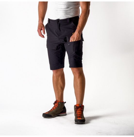 NORTHFINDER BE-3357AD 449 AGUSTIN men's Adventure lightweight stretch shorts RAVEN