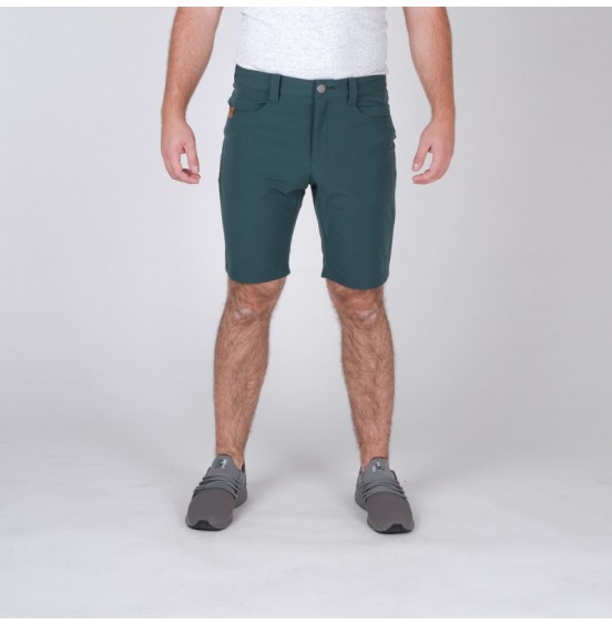 NORTHFINDER BHONAS GREEN JEANS LOOK SHORT (BE-3327OR-316)