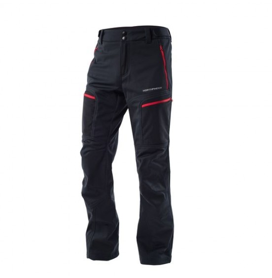 NORTHFINDER ERNEST ΑΝΔΡΙΚΟ ΟΡΕΙΒΑΤΙΚΟ ΠΑΝΤΕΛΟΝΙ BLACK/RED (NO-3281OR)