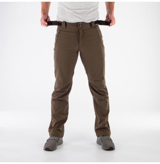 NORTHFINDER MADZER STRECH SOFTSHELL TROUSERS MUSTANG (NO-34351OR)
