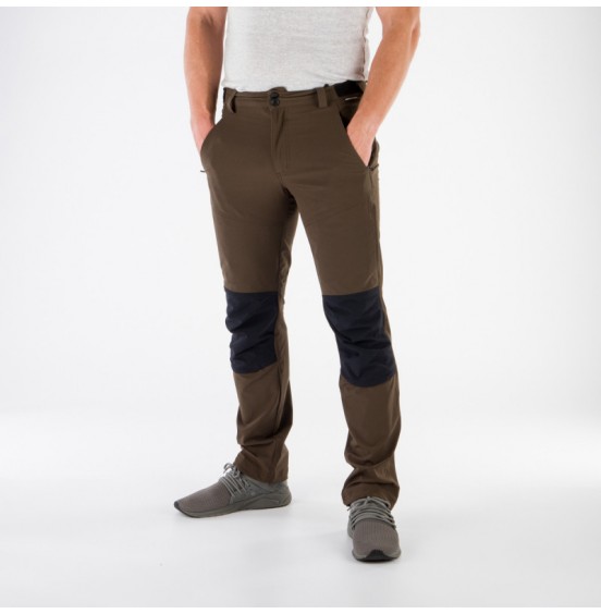 NORTHFINDER PAVALUS STRECH MEN'S TREKKING TROUSERS MUSTANG (NO-31012OR)