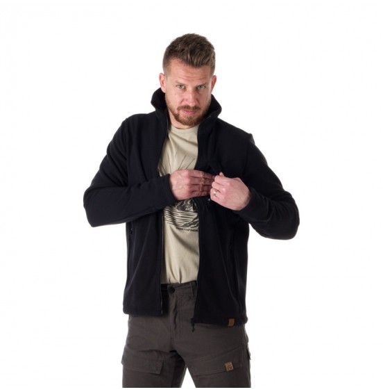 NORTHFINDER MAURICE MEN'S ADVENTURE FLEECE SWEATER BLACK (MI-3745AD-269)