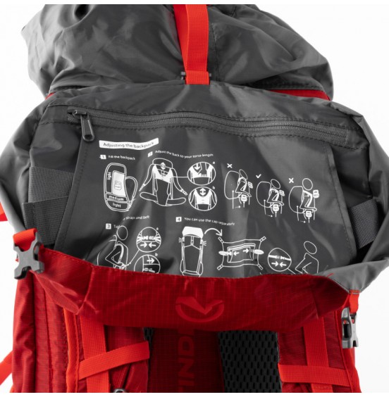 NORTHFINDER ANNAPURNA TOURIST BACKPACK 45L REDORGANGE (BP-1110OR-363)